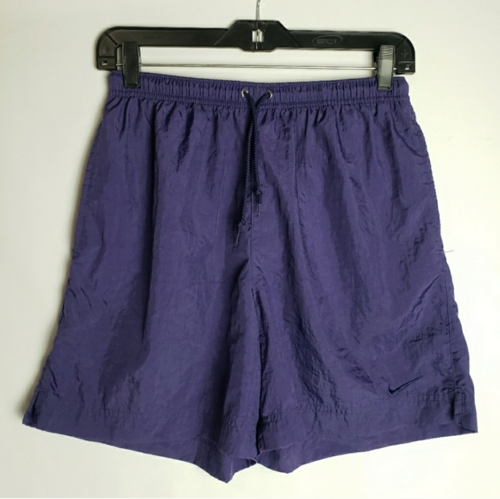 Vintage 90's Nike Purple High Rise Swim or Active Shorts